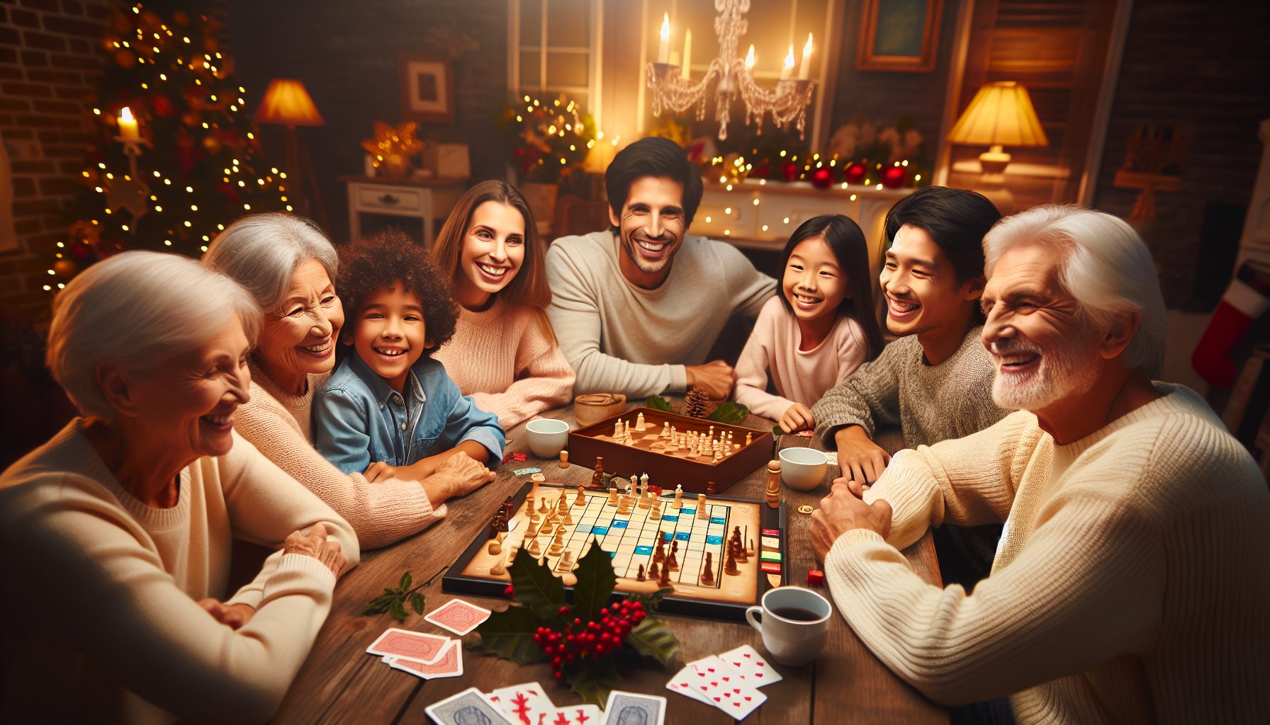 Игры для всей семьи на новогодние каникулы: Настольные развлечения