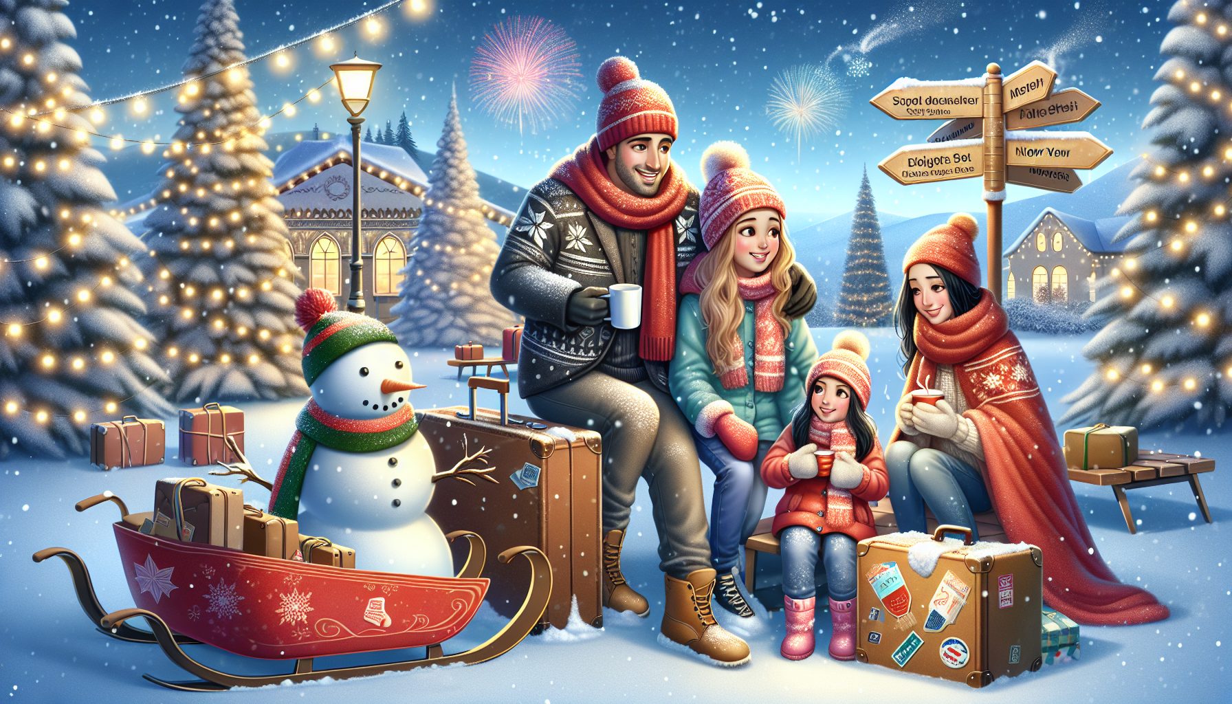 Планирование путешествия: куда поехать на Новый год с детьми