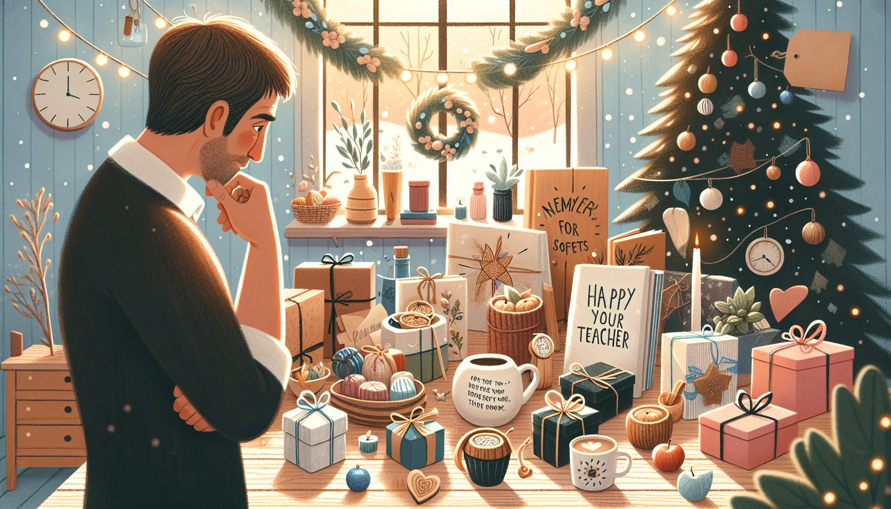 Что подарить учителю на Новый год: Где приобрести и заказать подарок