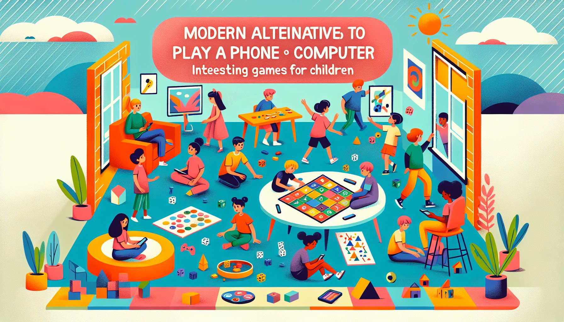 Современные альтернативы цифровым играм: Во что поиграть без телефона и компьютера: интересные игры для детей