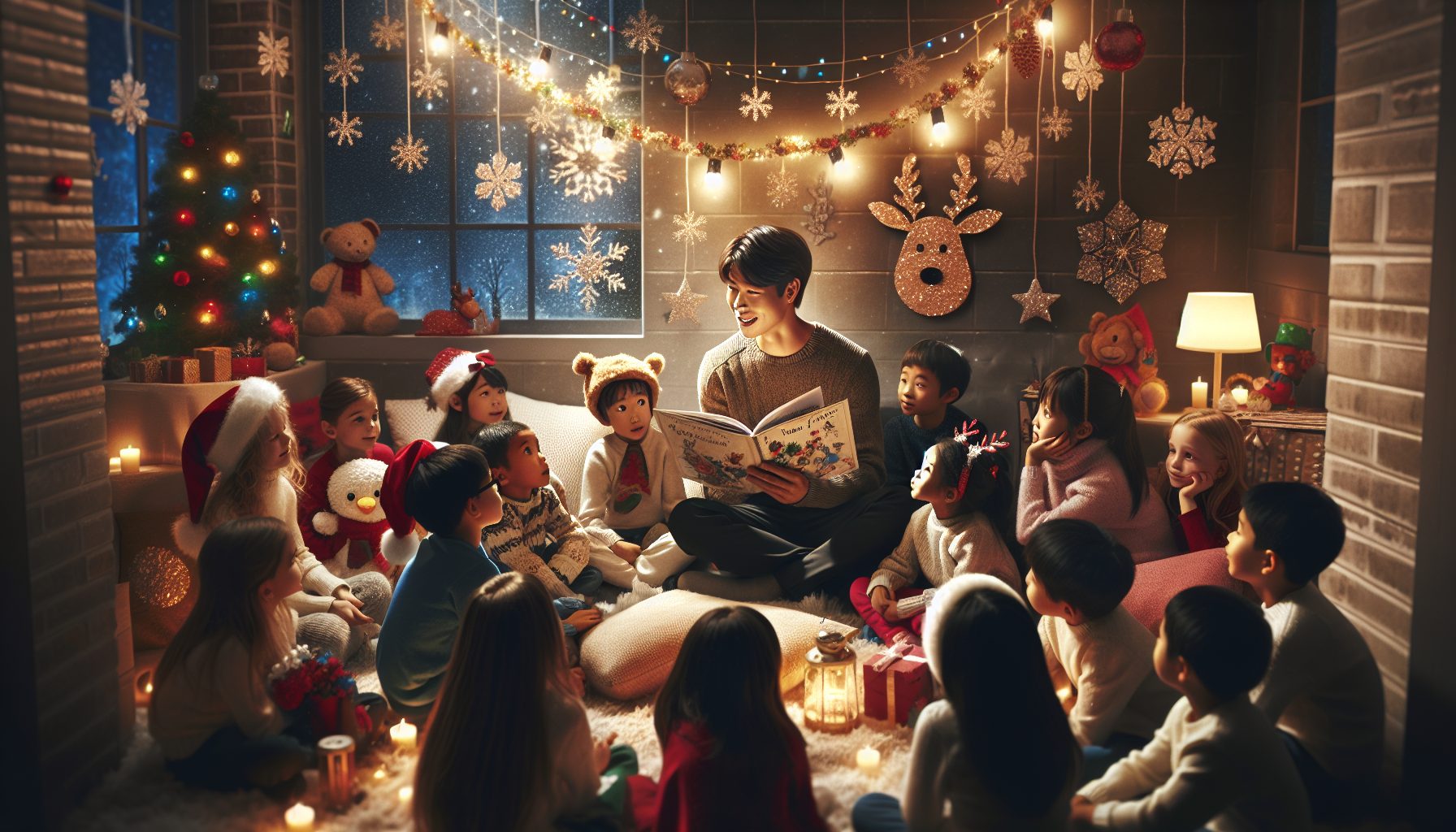 Творческий подход к чтению новогодних стихов для детей