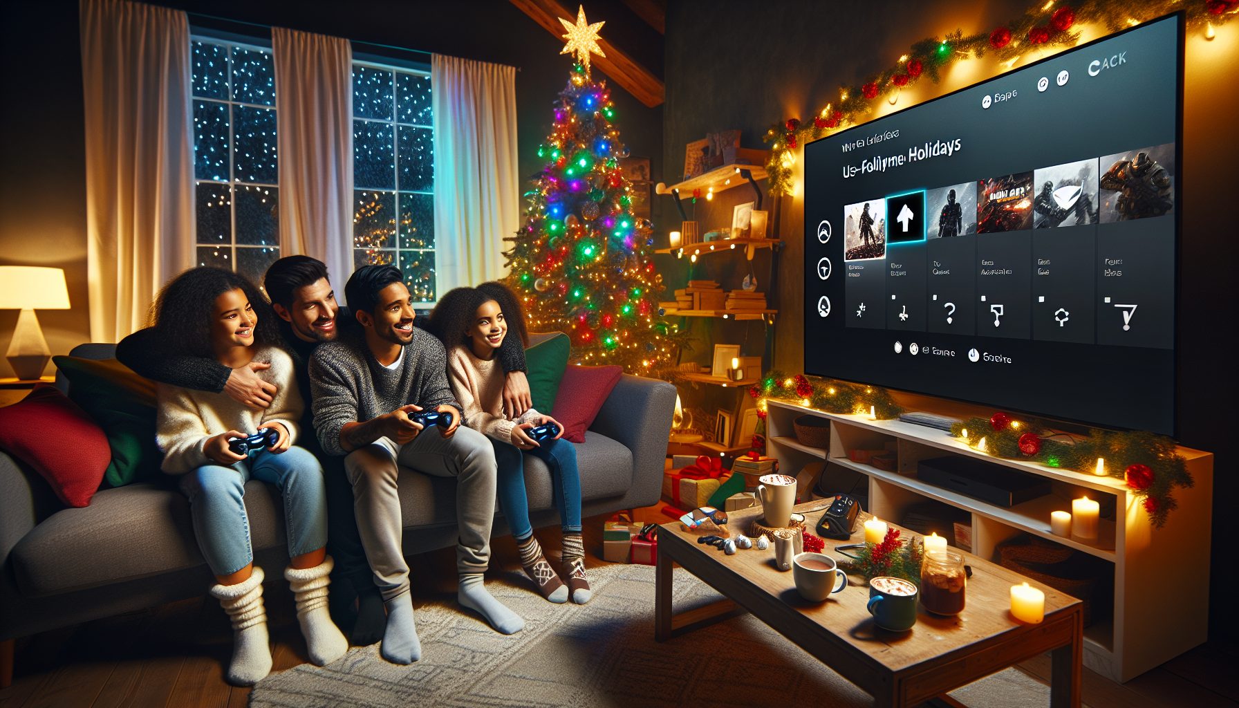 Игры для всей семьи на новогодние каникулы: Интерактивные видеоигры