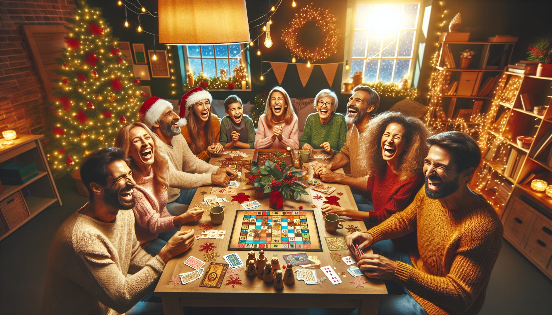 Игры для всей семьи на новогодние каникулы: Традиционные праздничные игры