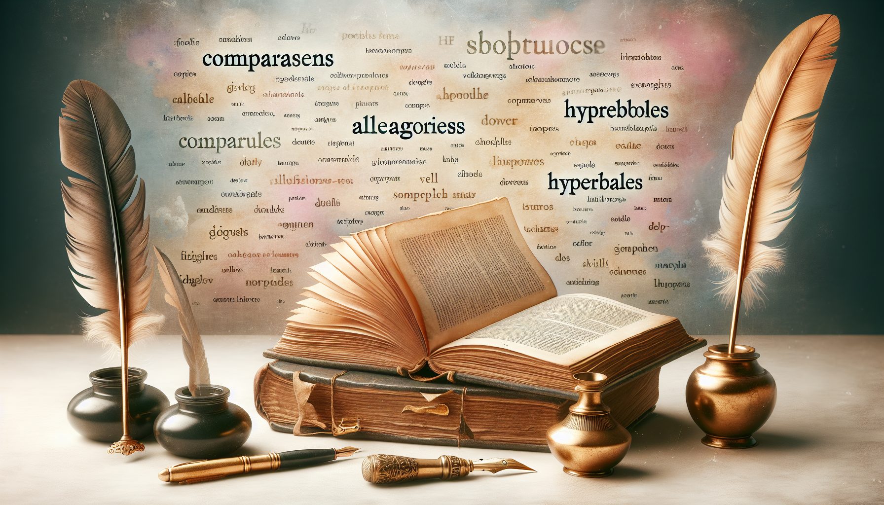 Сравнения, аллегории и гиперболы