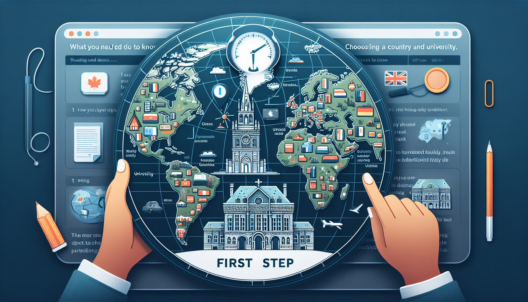 Первый этап: Что нужно знать о поступлении в вуз за границей - выбор страны и вуза