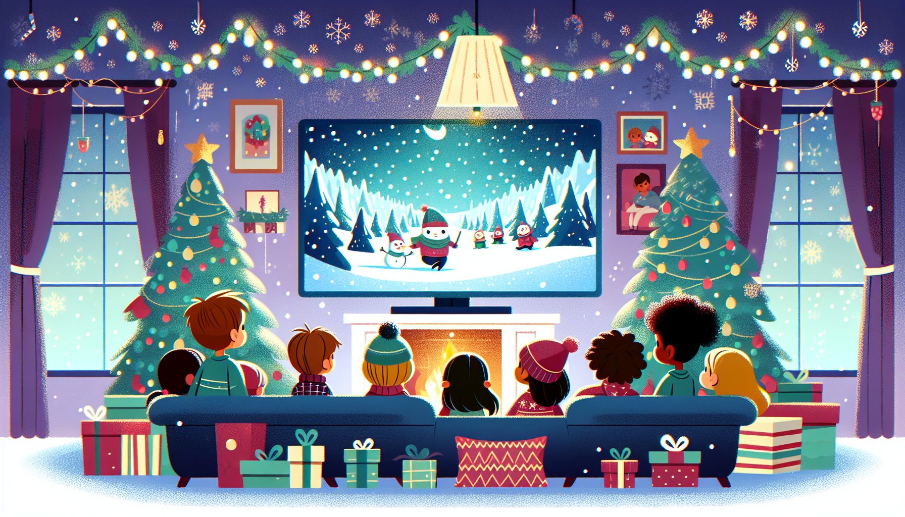 Современные новогодние мультфильмы для детей