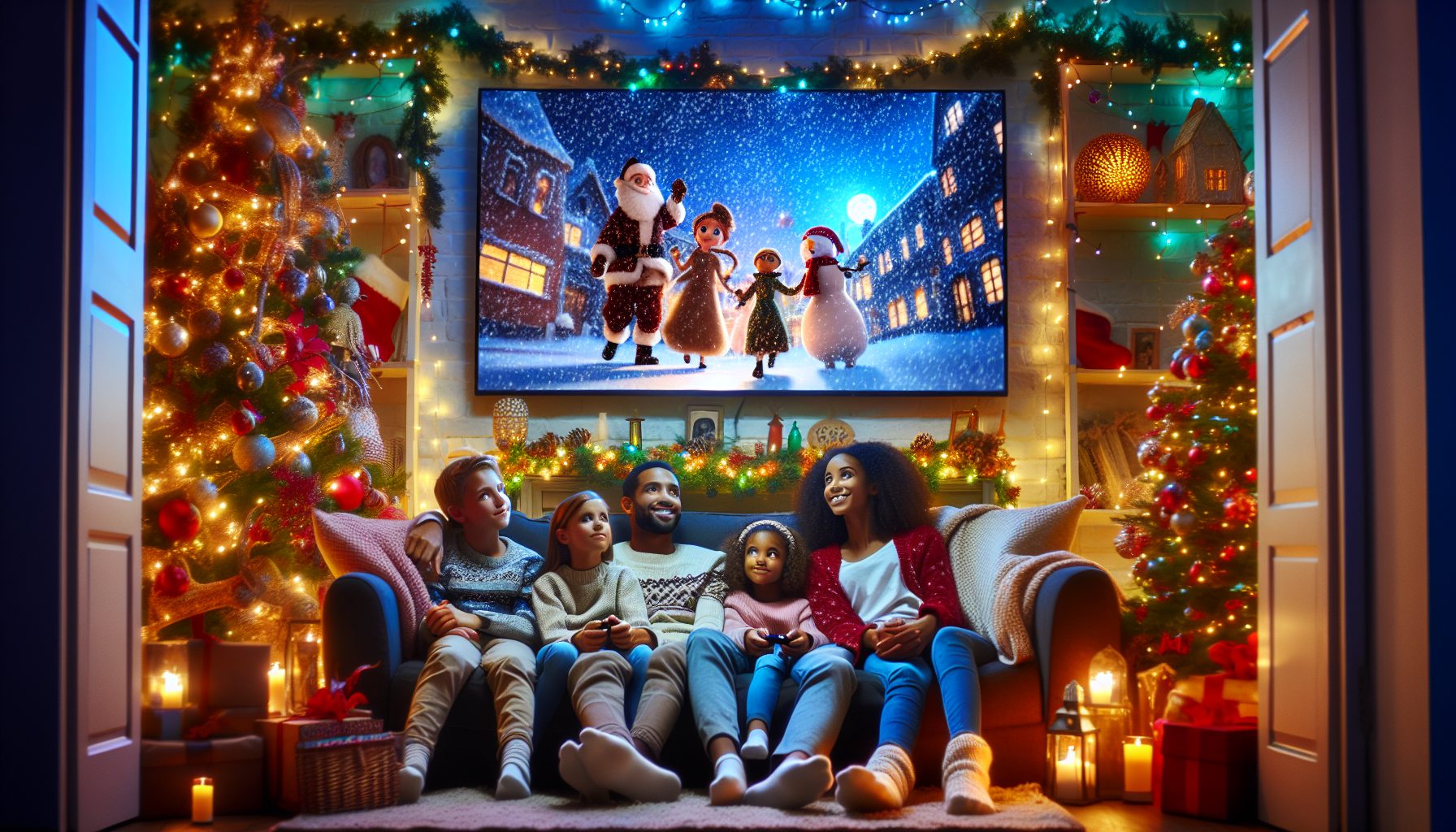 Новогодние мультфильмы для детей при семейном просмотре