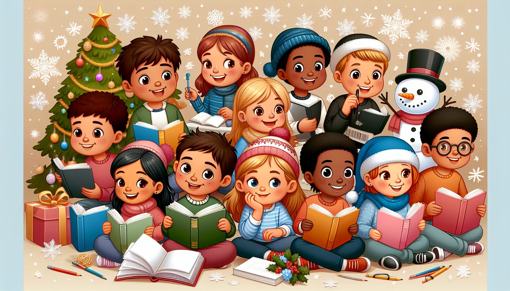 История новогодних стихов для детей