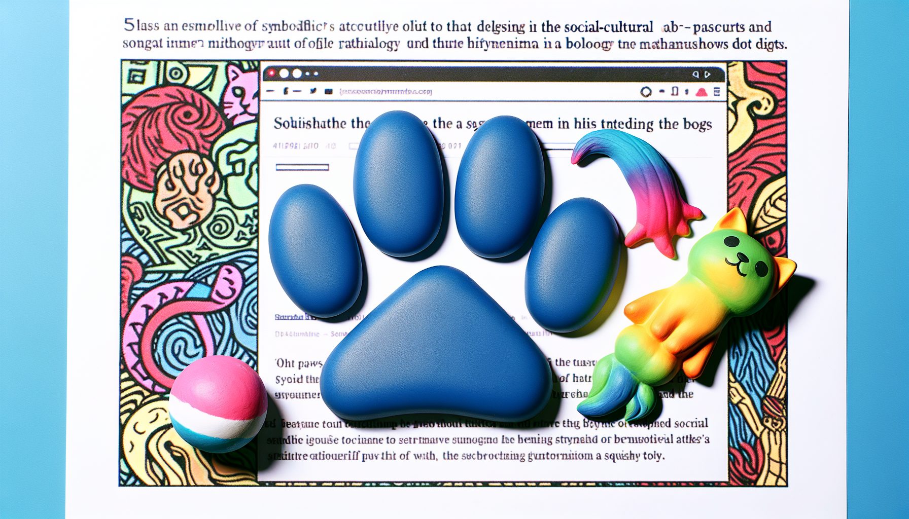 Социально-культурные аспекты: символика таба-лапки и мифология сквиша