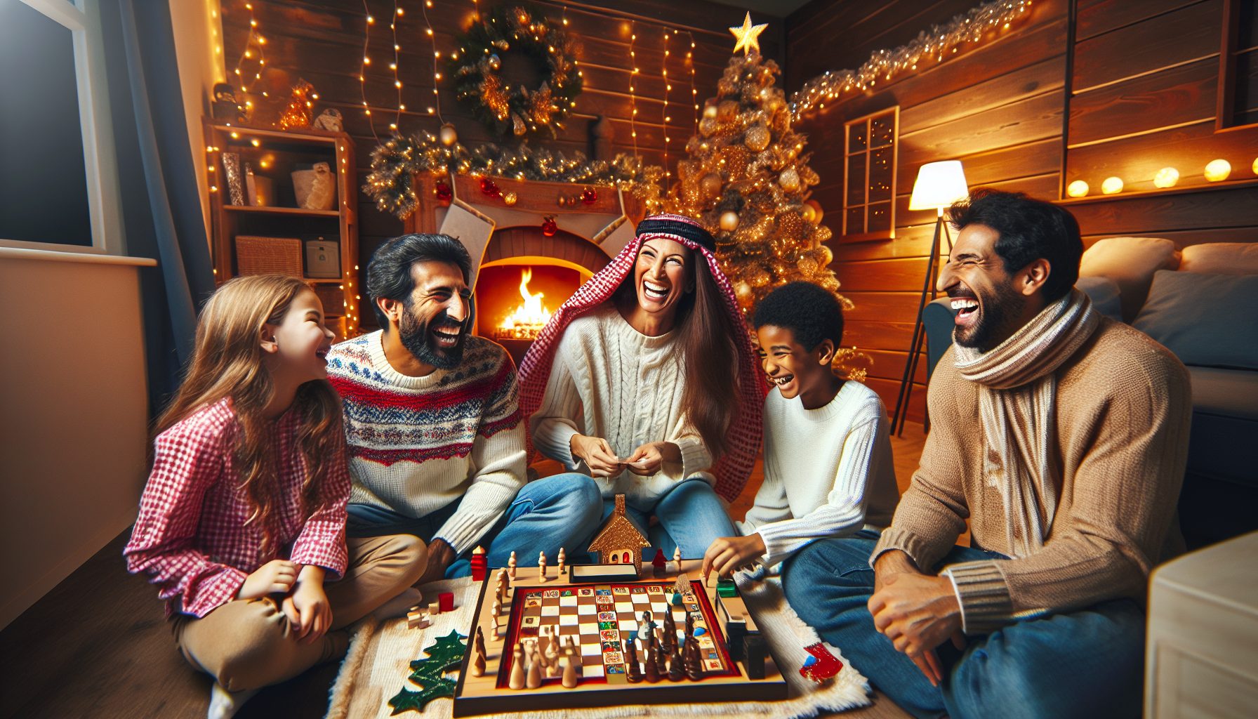 Игры для всей семьи на новогодние каникулы: Активные домашние забавы