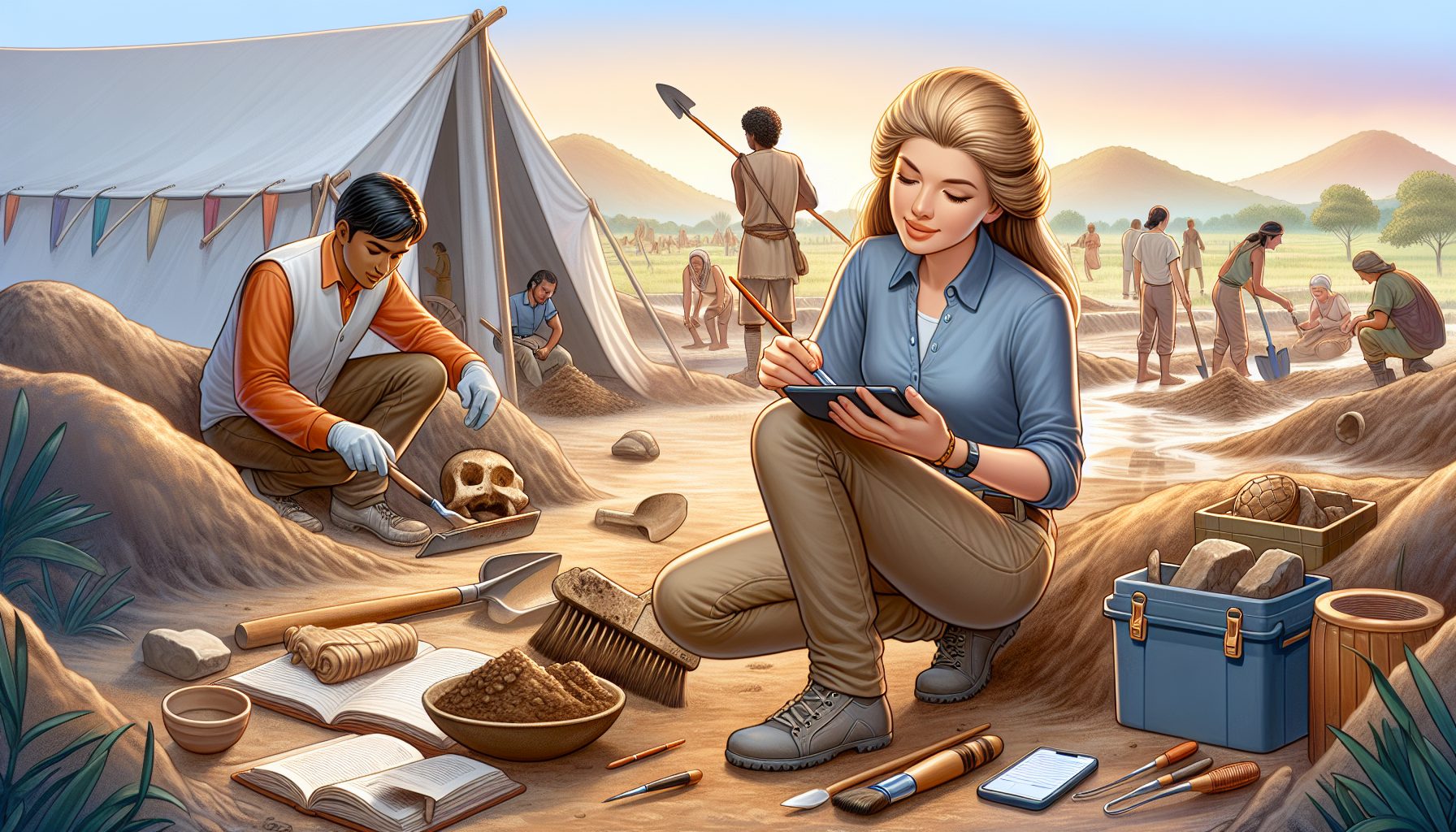 Первые шаги в профессии археолог