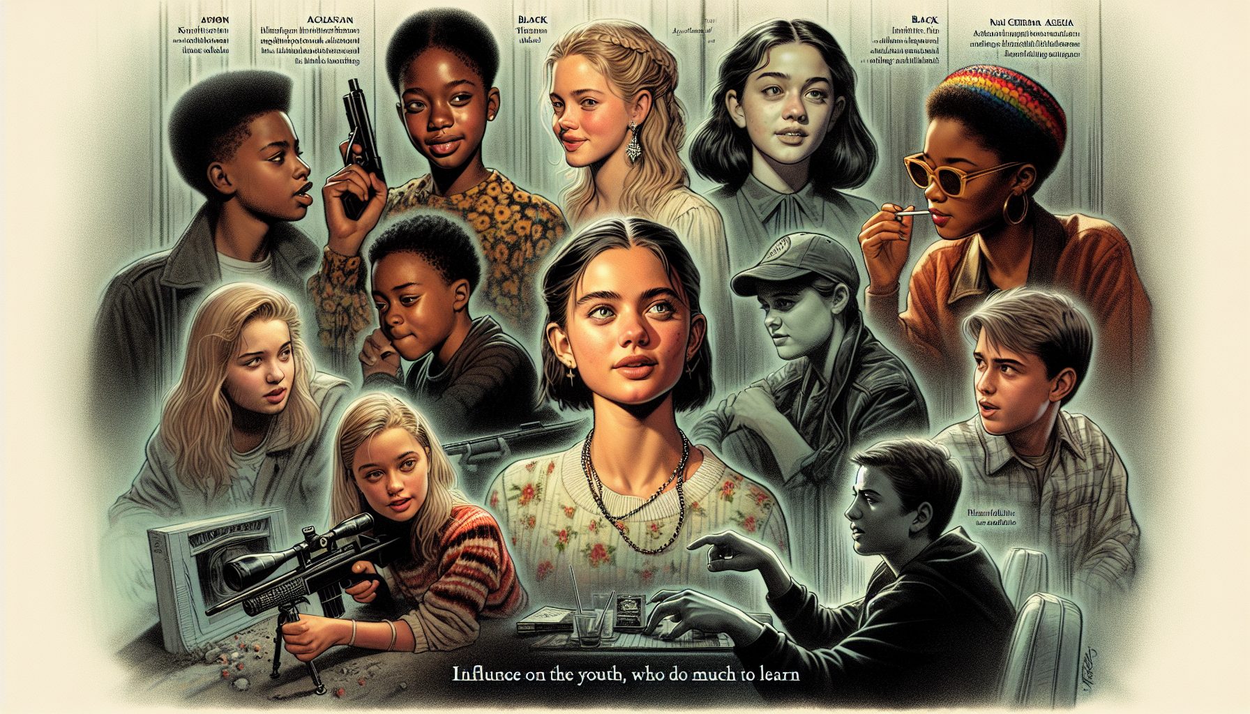 Влияние на молодежь, у которых есть чему поучиться