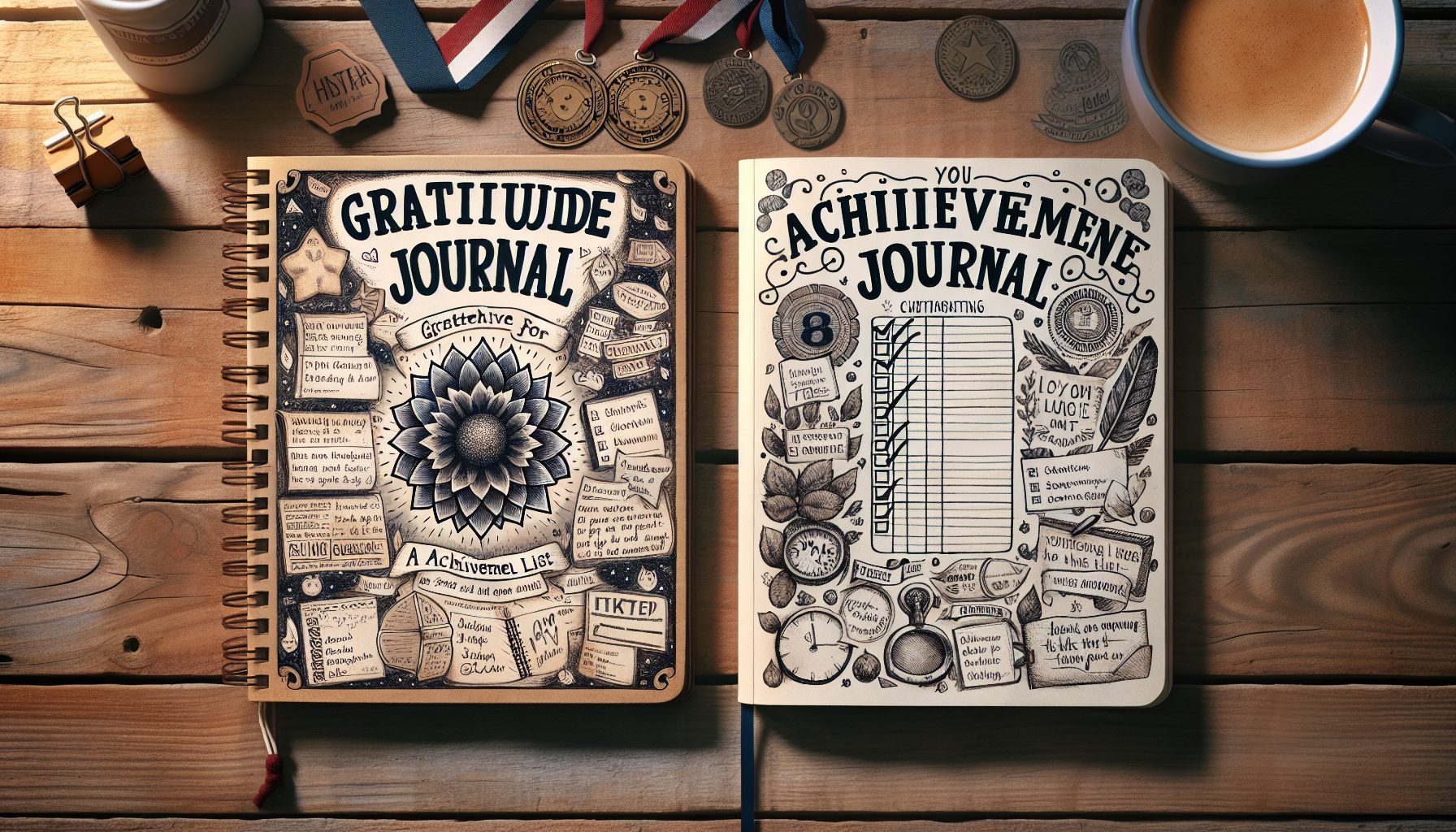 Основы: Дневник благодарности и дневник достижений