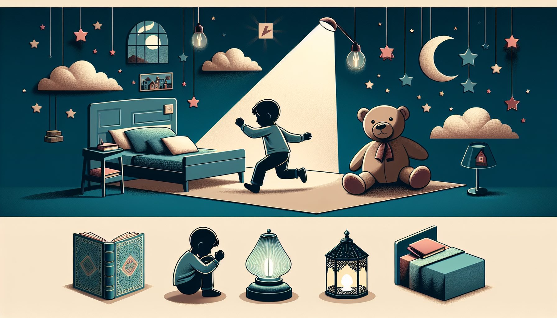 Методы преодоления страха темноты у ребёнка