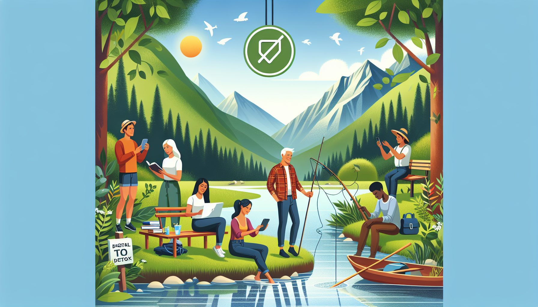 Социальное общение и время на природе