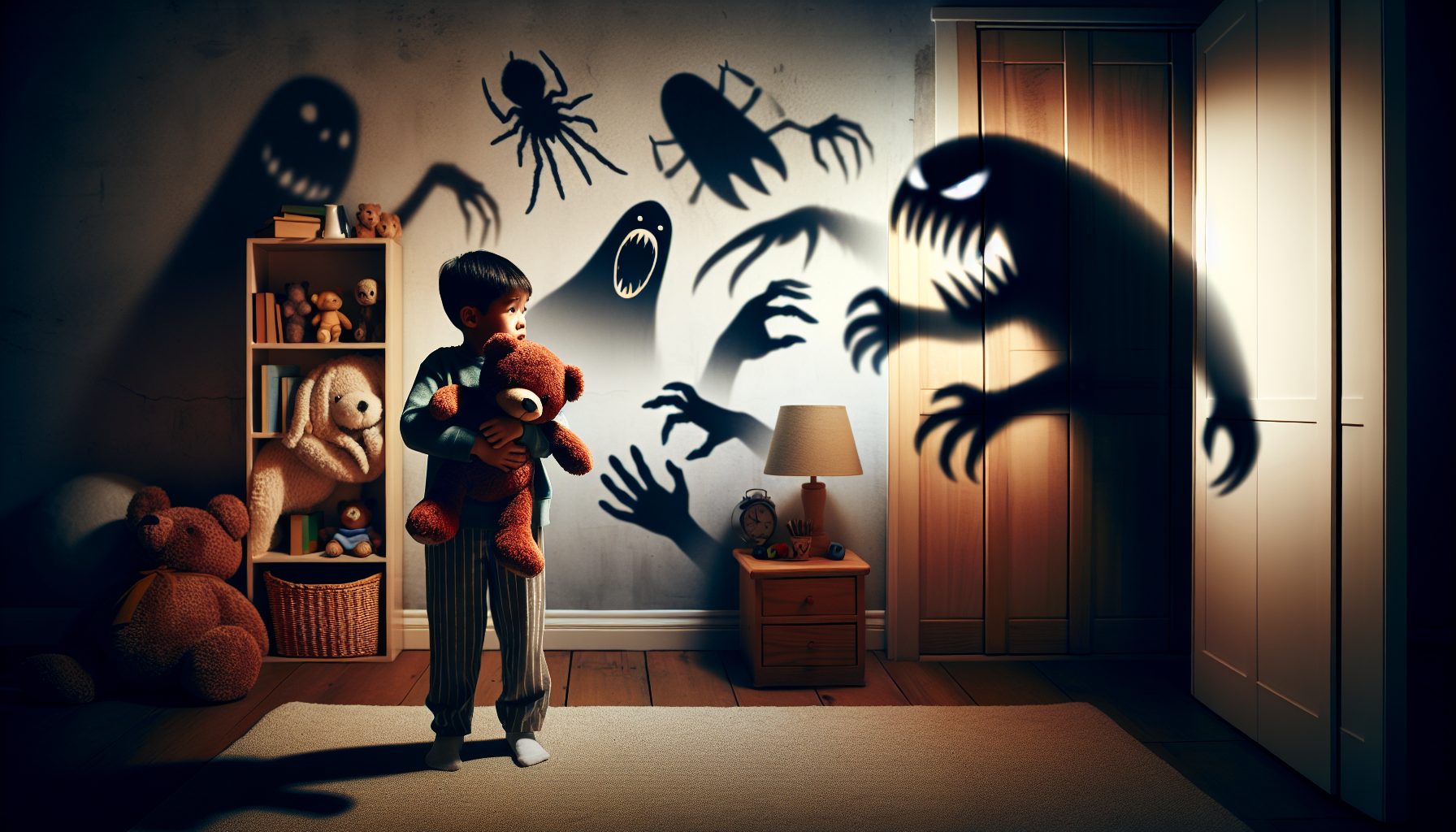 Истоки страха темноты у ребёнка