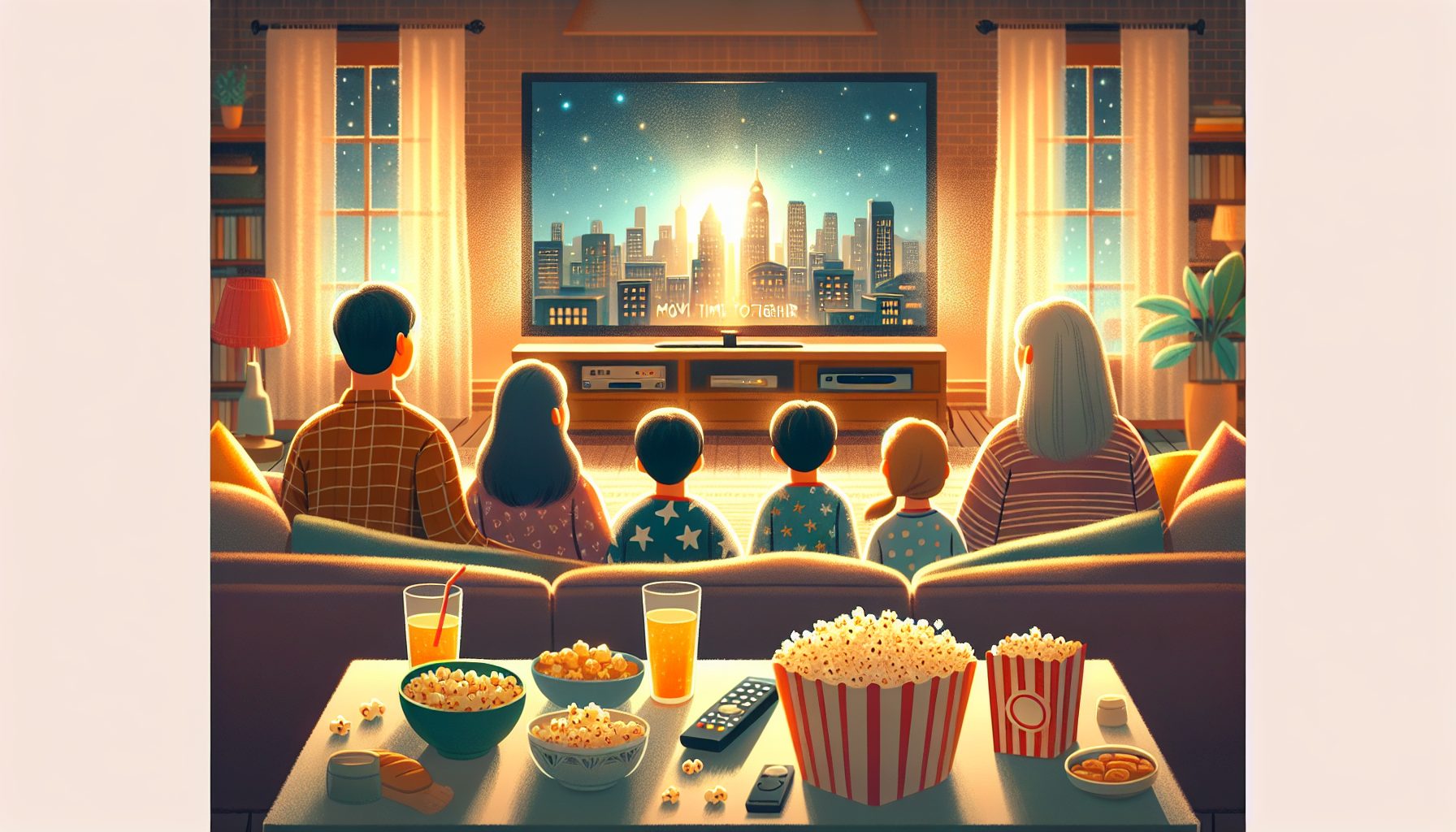 Совместное времяпрепровождение: семейные киносеансы