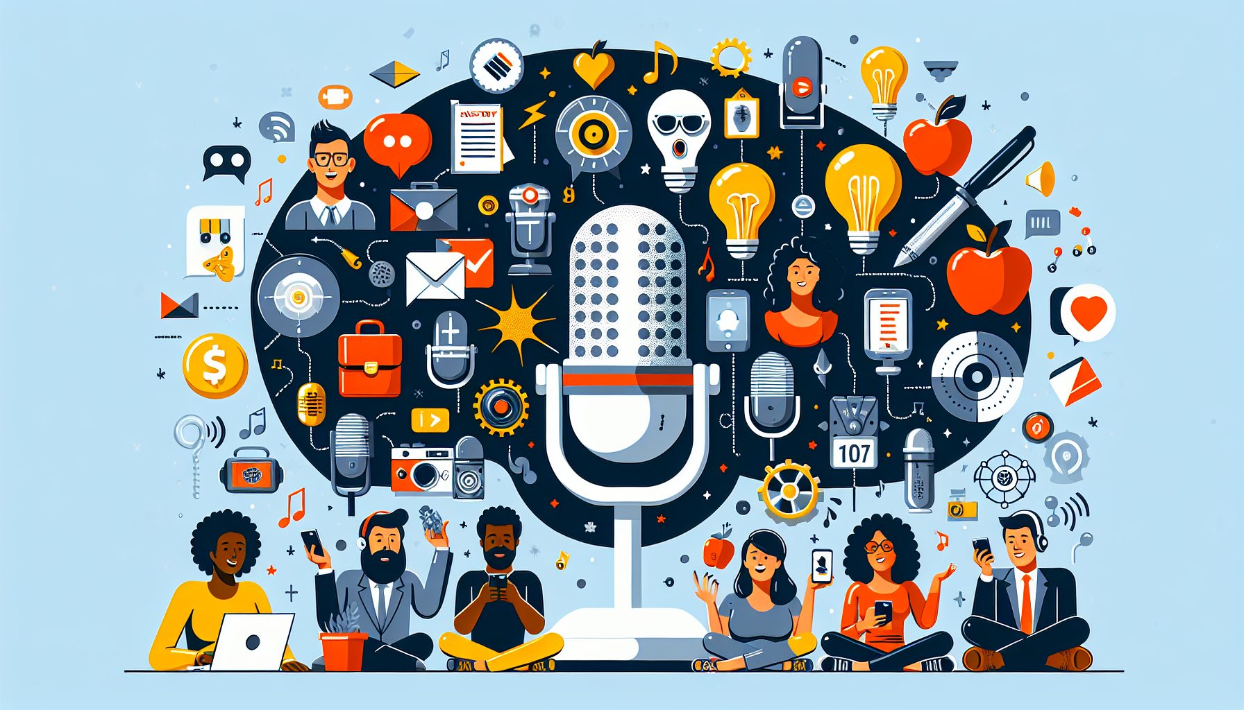 Подбор тем и жанров подкастов