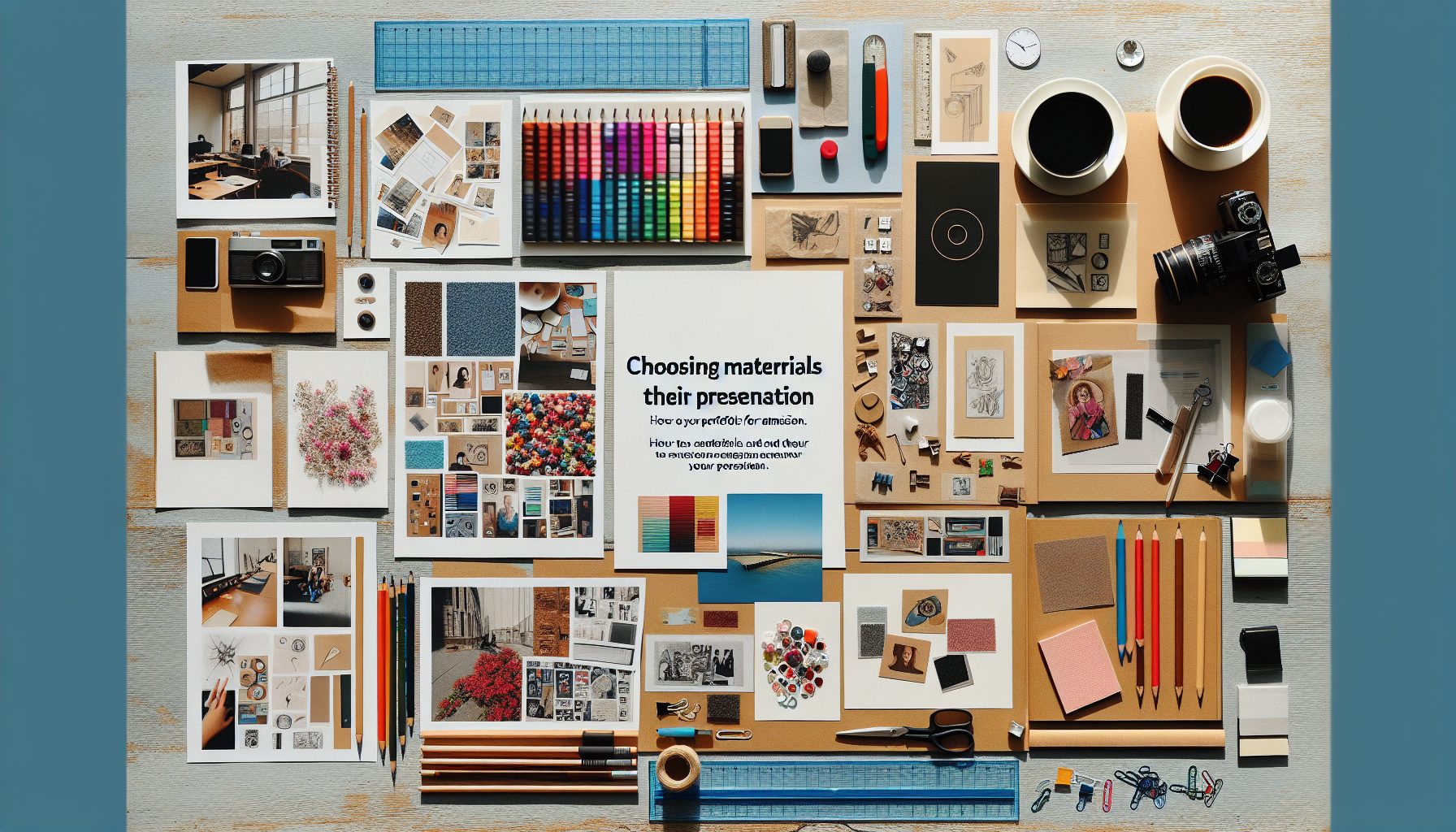 Выбор материалов и их оформление