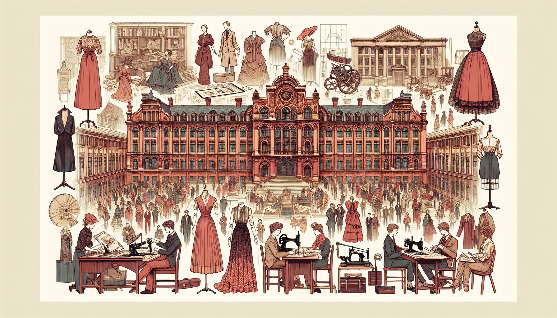 История и традиции модных факультетов