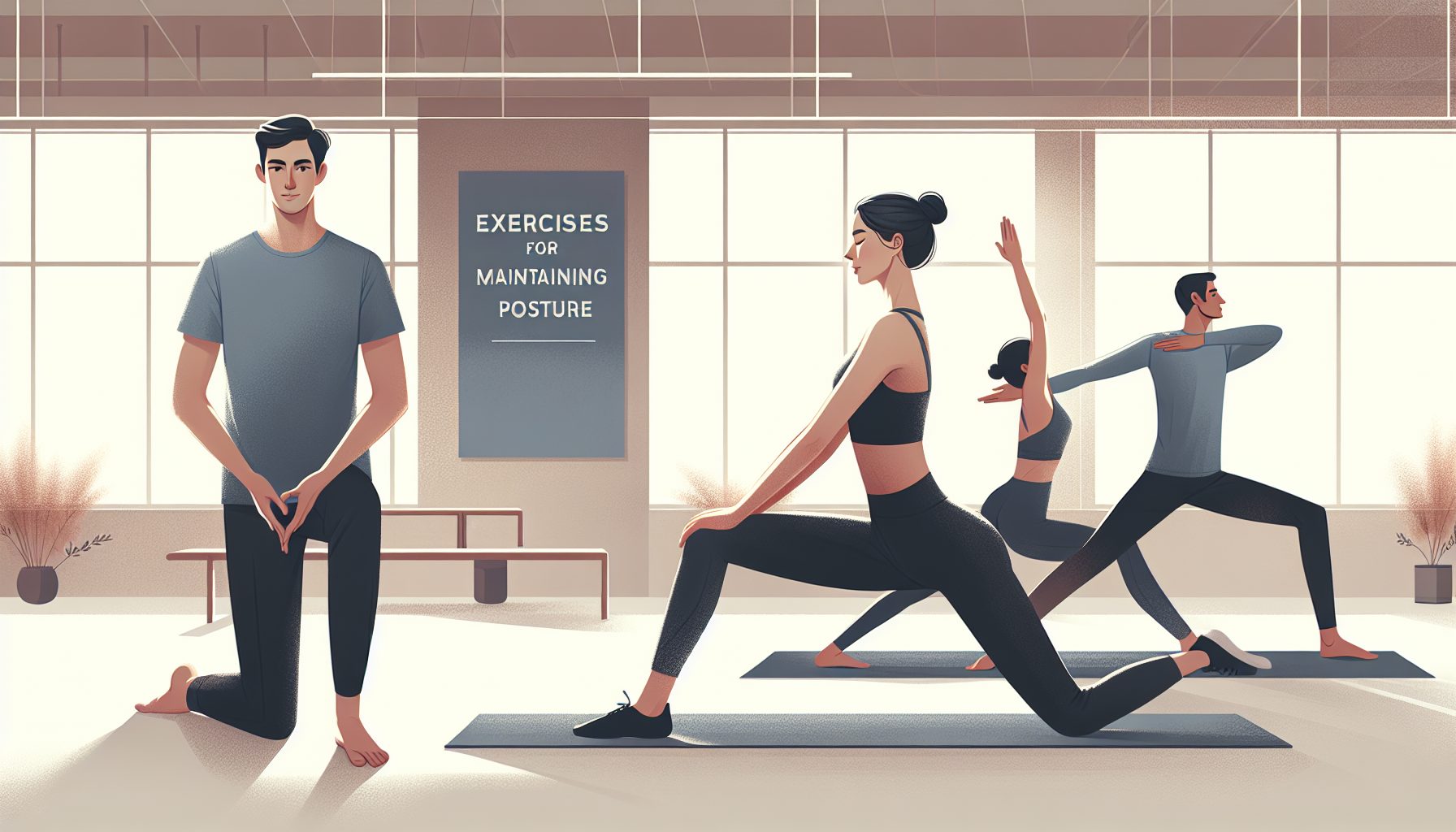 Упражнения для поддержания осанки