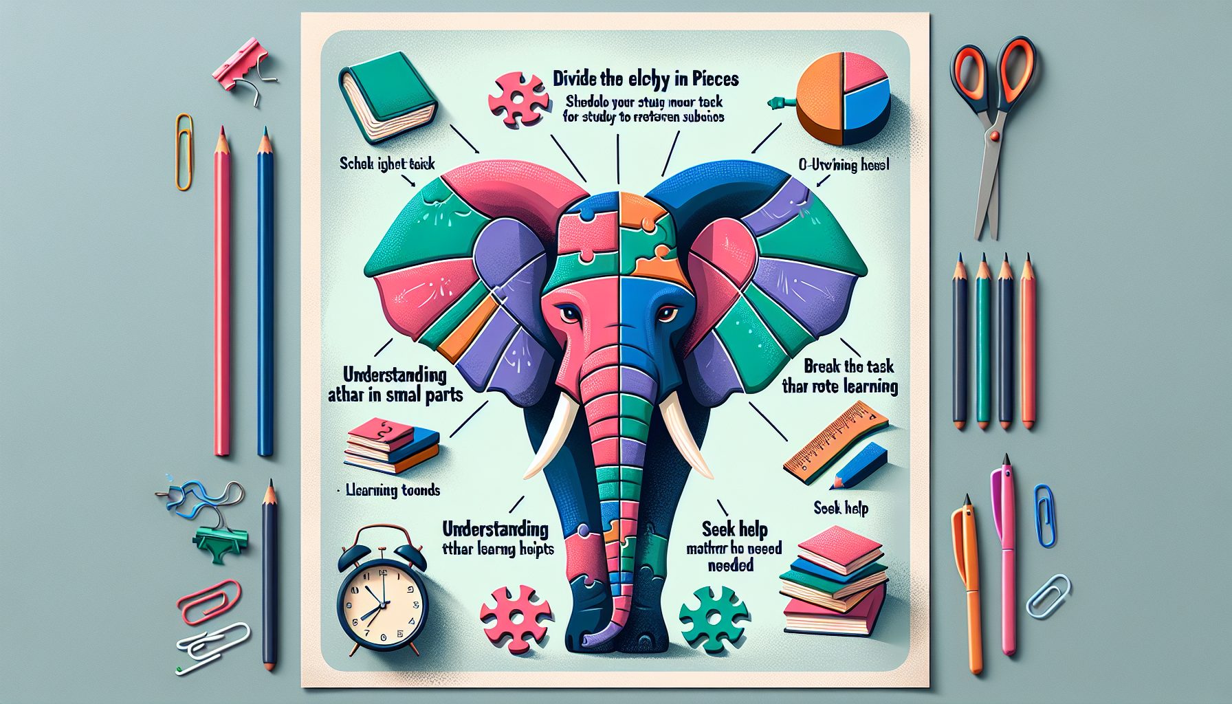 Раздели слона на куски