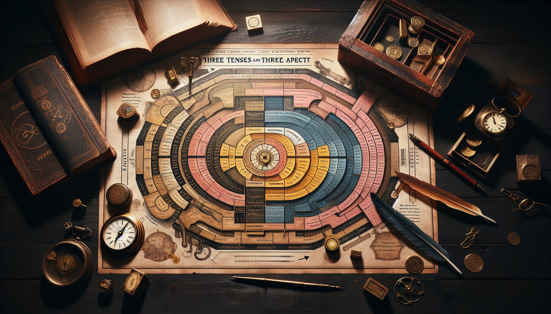 Секретная карта: три времени и всего три аспекта