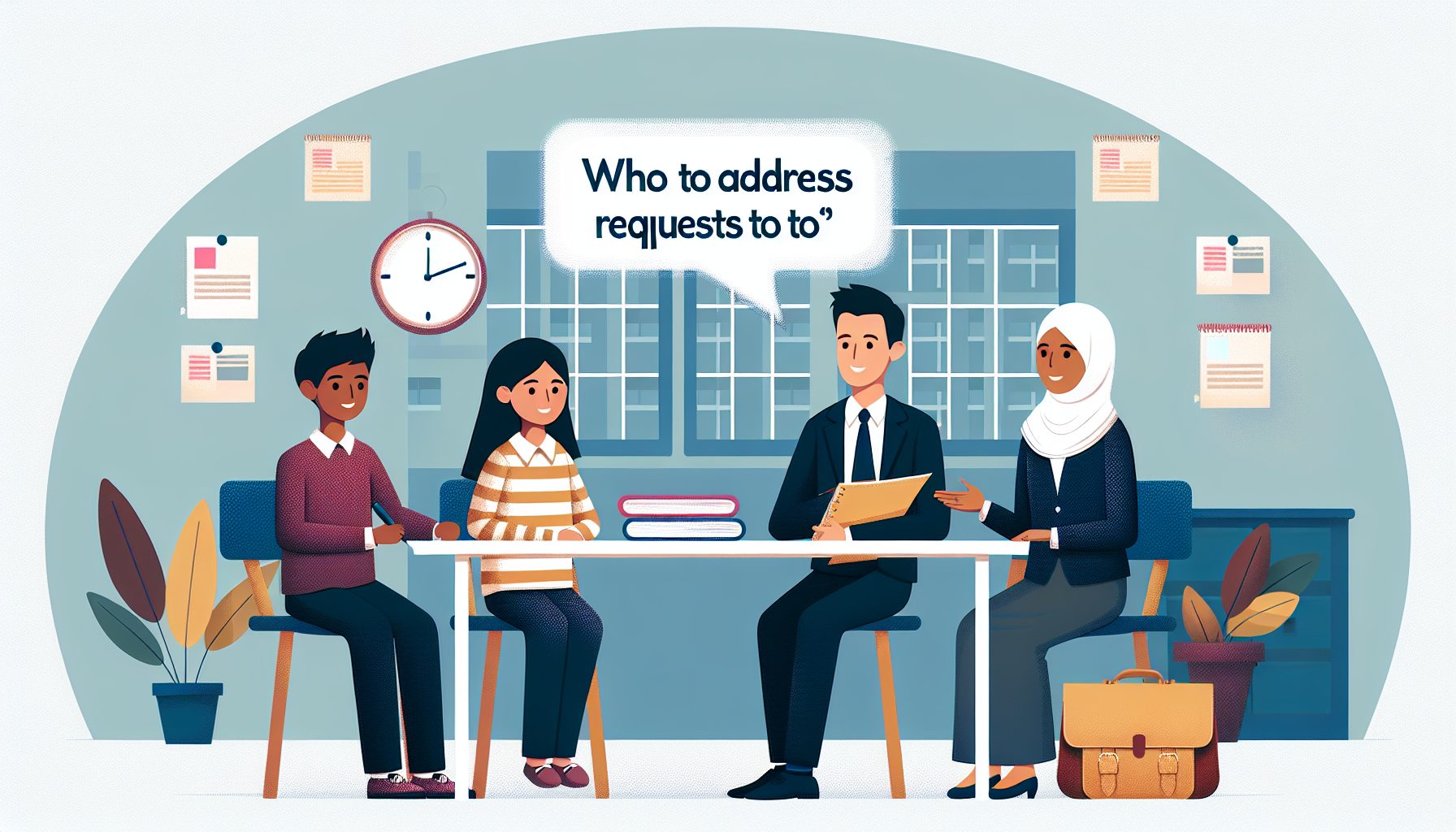 К кому обращаться с просьбой