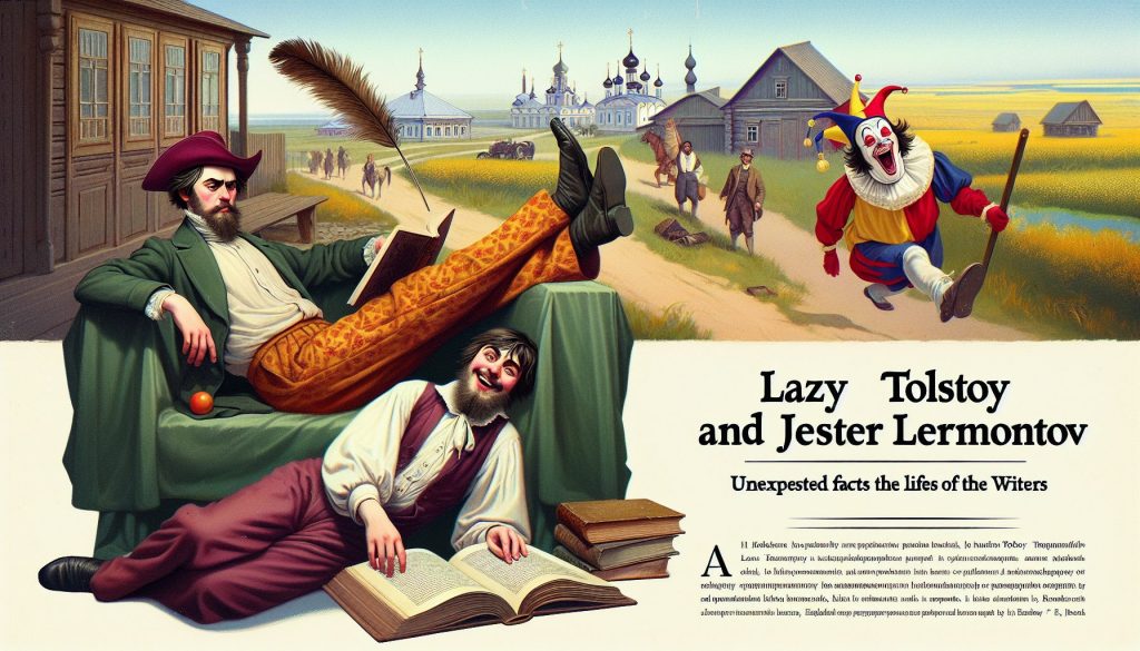 Ленивый Толстой и шутник Лермонтов: неожиданные факты из жизни писателей