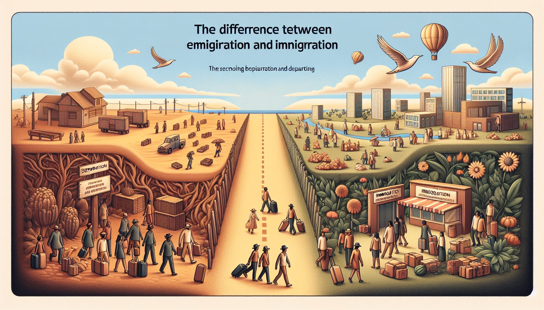В чем разница между эмиграцией и иммиграцией