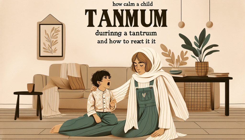 Как успокоить ребёнка при истерике и как на неё реагировать