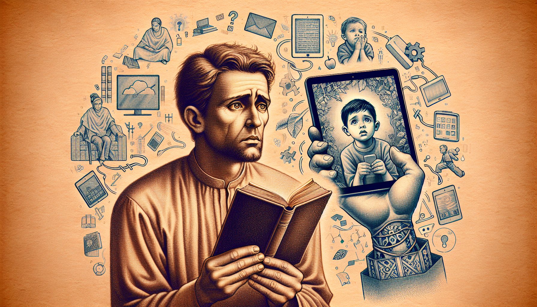 Какая роль у технологий и экрана