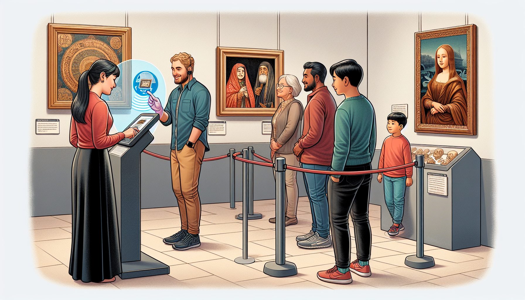 Способы взаимодействия с экспонатами