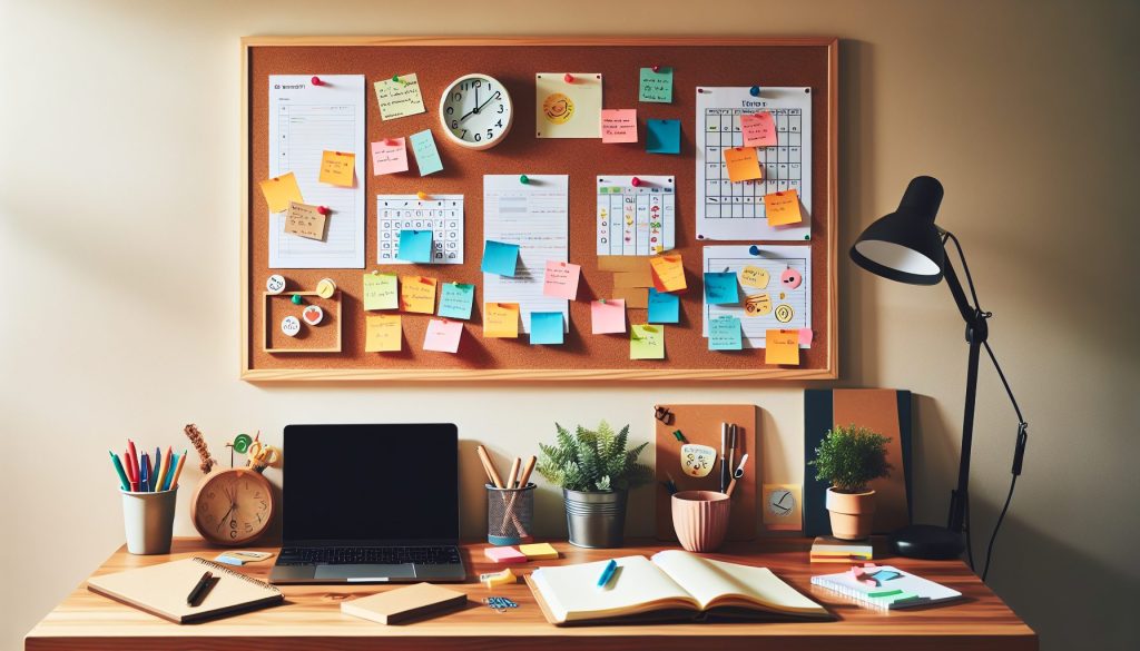 Как всё успевать с помощью пробковой доски и стикеров