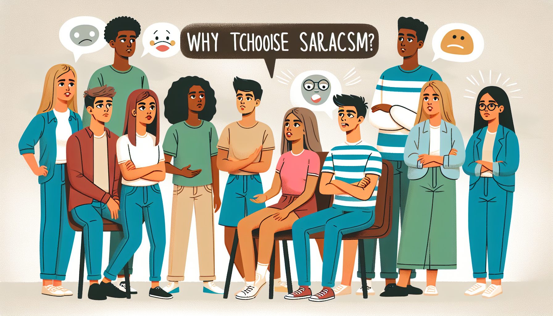 Почему подростки выбирают сарказм