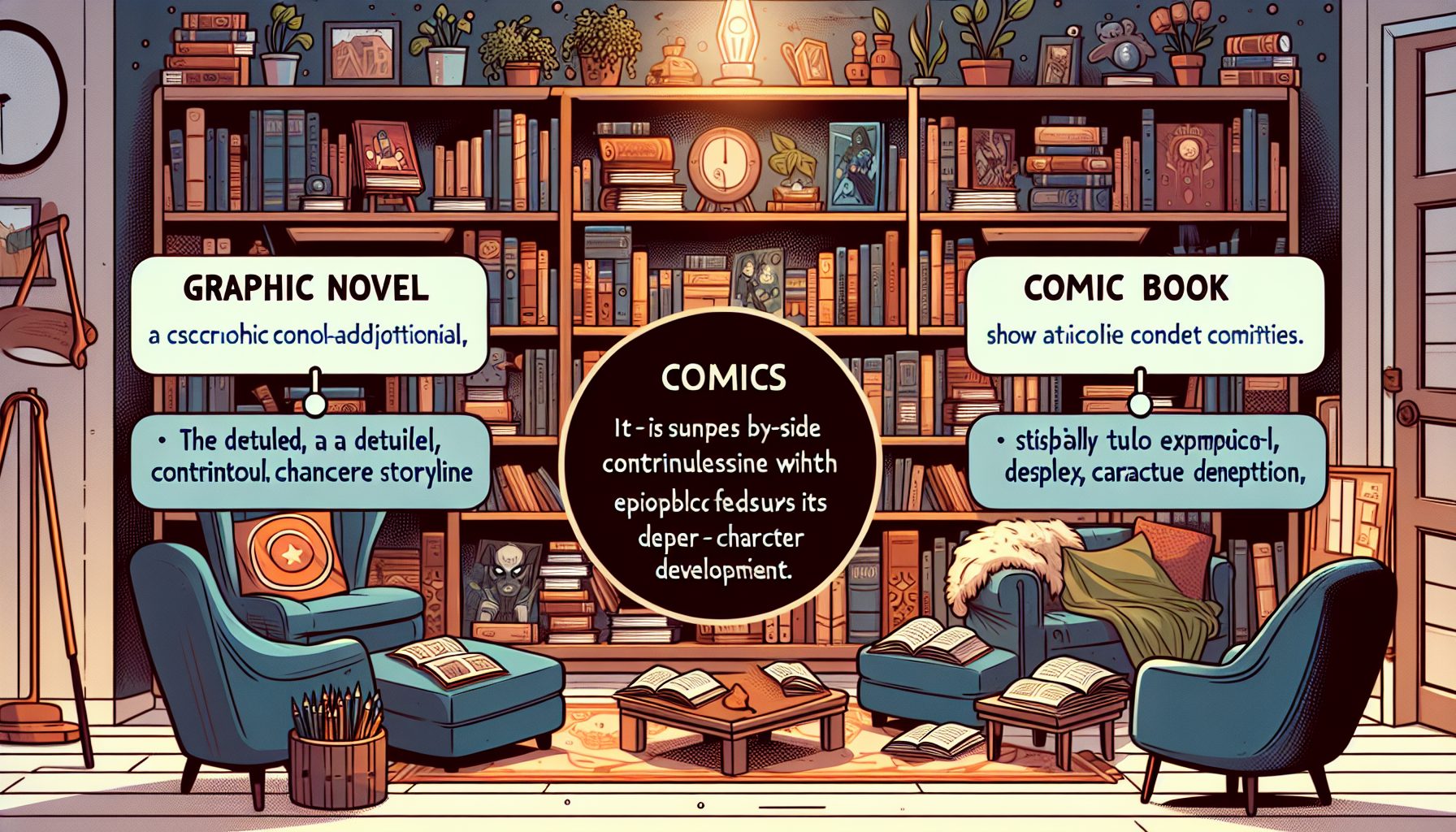 Чем графические романы отличаются от комиксов