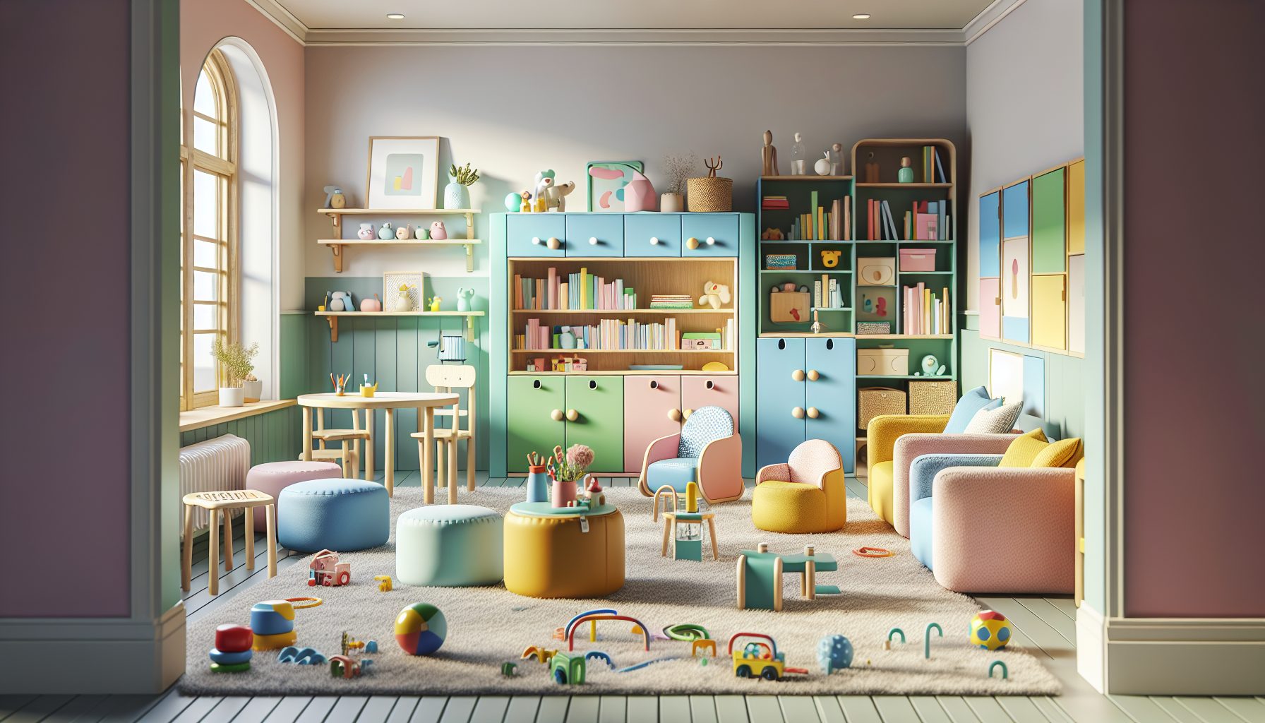 Комнаты и мебель