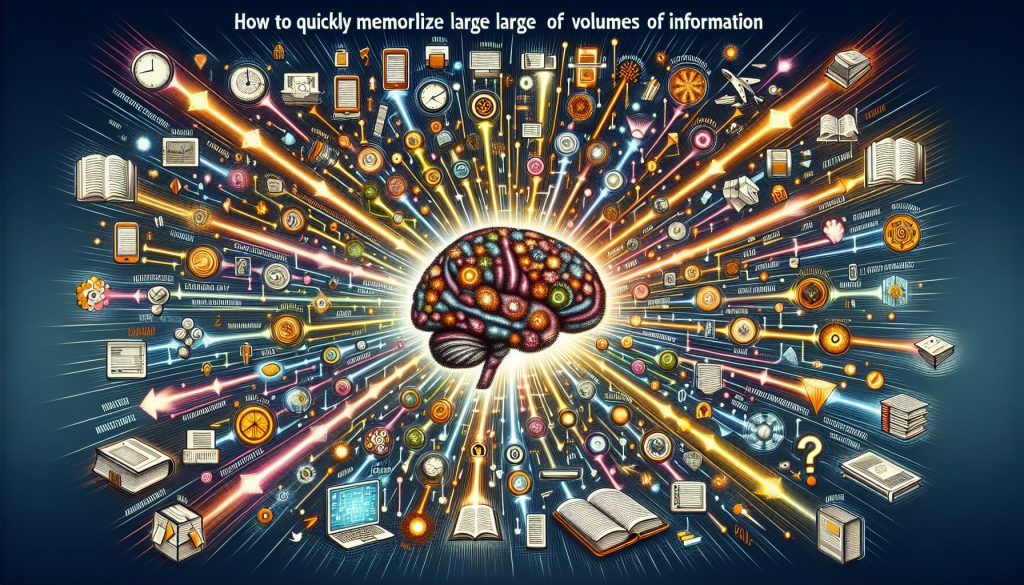 Как быстро запомнить большие объёмы информации