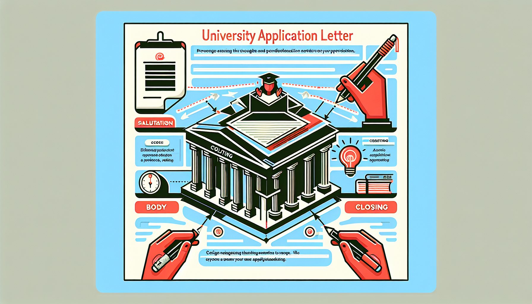 Как структурировать текст письма